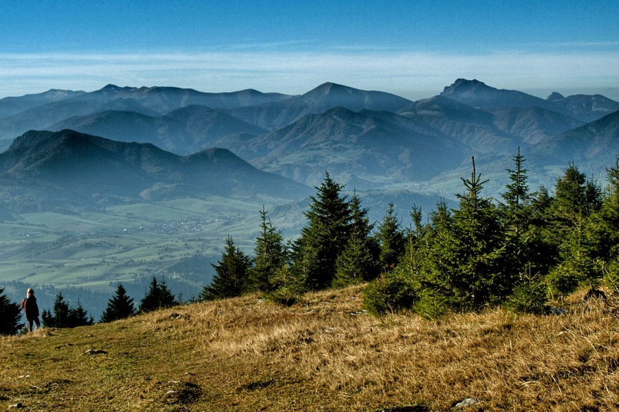 Krywańska Mała Fatra widziana spod Chocza (fot. Paweł Klimek)