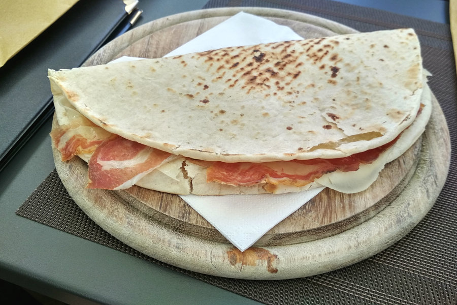 Umbryjska przekąska - piadina (fot. Krzysztof Korn)