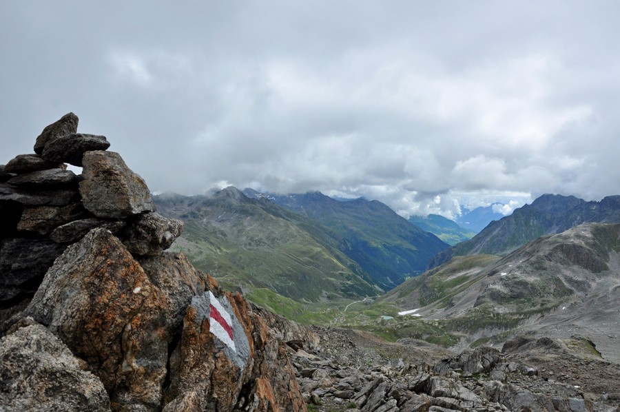 W drodze do Grialetsch Hutte (fot. Ewa Styrkowiec)