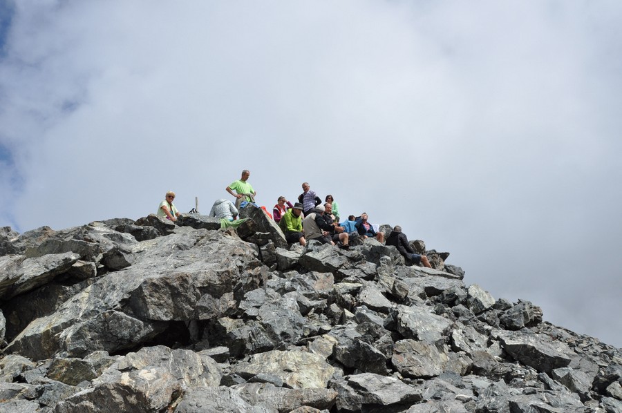 Na szczycie Schwarzhorn (fot. Ewa Styrkowiec)