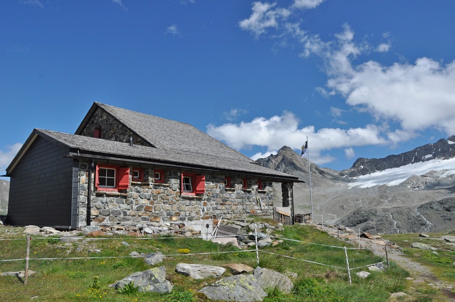 Schronisko Grialetsch Hutte (fot. Ewa Styrkowiec)