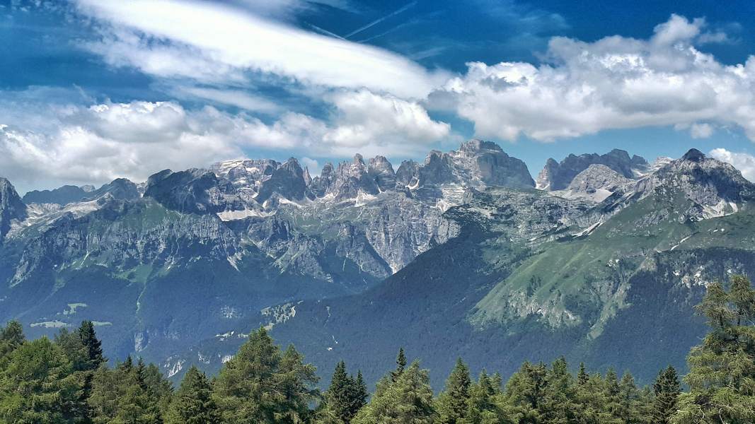 Dolomity Brenta widziane z Paganelli (fot. Paweł Klimek)