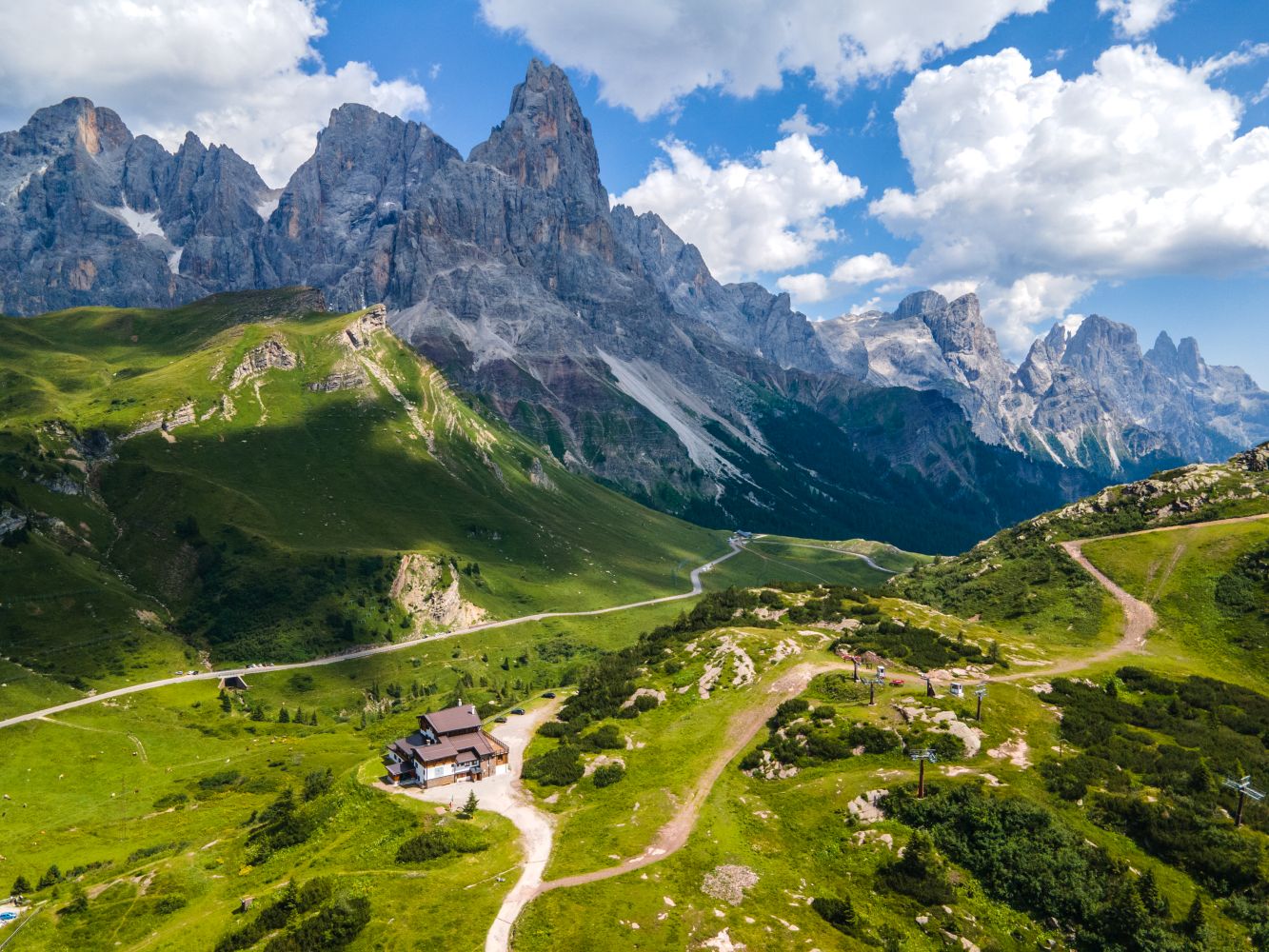 Passo Rolle z grupą Palle (fot. Joanna Dragon)