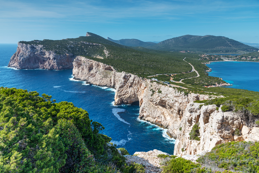 Klify na Capo Caccia