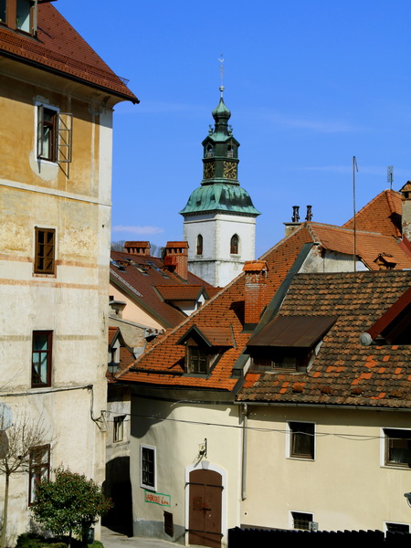 Starówka w urokliwej Škofjej Loce (fot. Paweł Klimek)