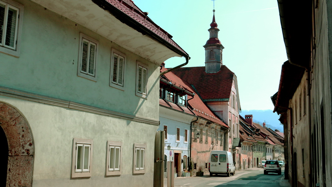 Uliczki Škofjej Loki (fot. Paweł Klimek)