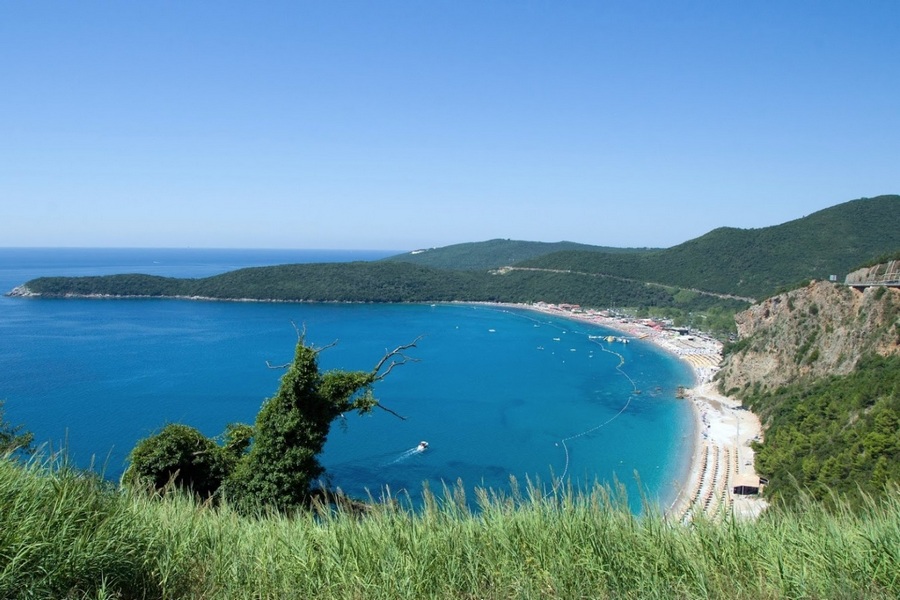 Plaża Jaz koło Budvy