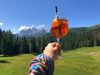 Aperol Spritz w takim miejscu smakuje jeszcze lepiej :) (fot. Paweł Klimek)