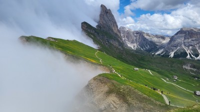 Seceda i łatwa wędrówka (fot. Arkadiusz Głodek)