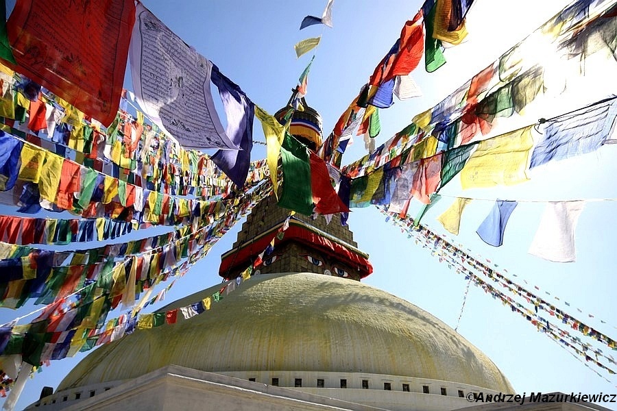 Buddyjska stupa Bodnath