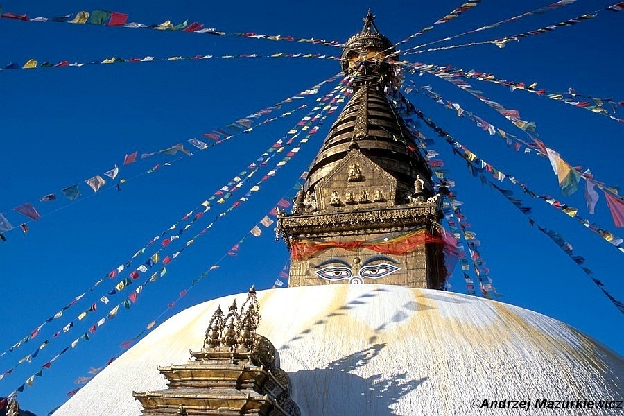 Buddyjska stupa Swayambunath