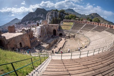 Teatr grecki w Taorminie, foto. Marek Danielak Teatr grecki w Taorminie, foto. Marek Danielak