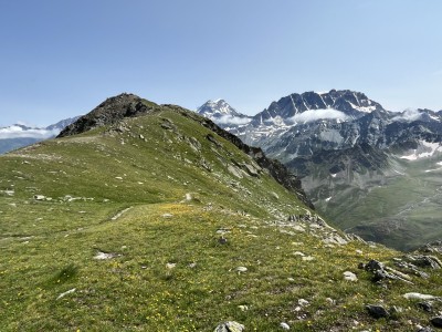 Ostatnie podejście na przełęcz Col des Chevaus (fot. Paweł Klimek)