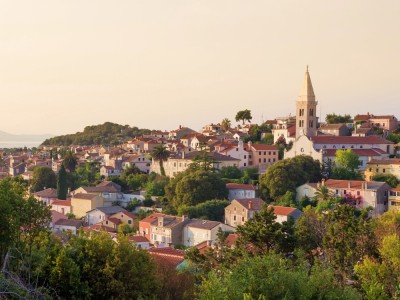 Mali Lošinj o zmierzchu