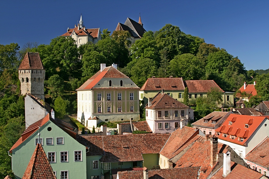 Sighisoara, widok na górne miasto, fot. T. Liptak