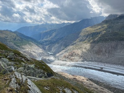 Aletsch - największy lodowiec Alp (fot. Paweł Klimek)