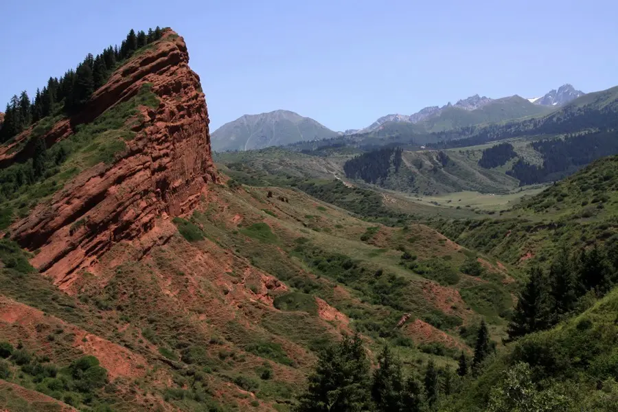 Skały w Dżety Oguz