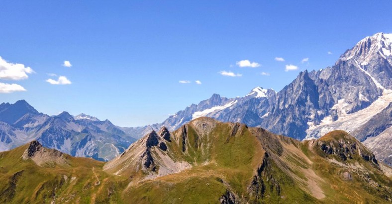 Aosta - z widokiem na Mont Blanc